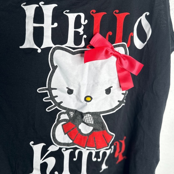 Hello Kitty Black Tank Top with Red and White Accents - Picture 2 of 6